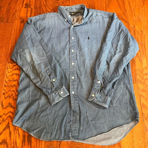 Polo Ralph Lauren Other - Polo Ralph Lauren Blaire Denim Shirt Button